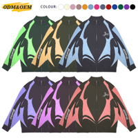 Cardigan tricoté vintage pour homme avec logo personnalisé, style course, fermeture éclair, motif graphique, veste de survêtement, pull décontracté d'hiver