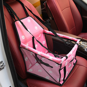 Modern Waterproof Nonslip Pet <strong>Car</strong> <strong>Seat</strong> <strong>Cover</strong> Luxury Square Dog Cat <strong>Carrier</strong> Durable Fiber Material Solid Print Backseat Hammock - Product Image 5