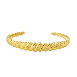 Braccialetto di moda in acciaio inossidabile a strati di moda braccialetto placcato in oro 18K gioielli di lusso da donna