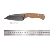 Couteau de chasse portable Meiji G10 à lame fixe en acier 3cr13, couteau de camping professionnel pour la survie en forêt, OEM