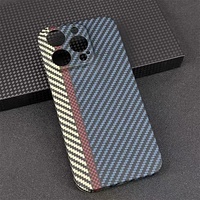 Coque de téléphone en fibre aramide 1500/600D pour protection de caméra 15PROMAX/15pro/15plus/15
