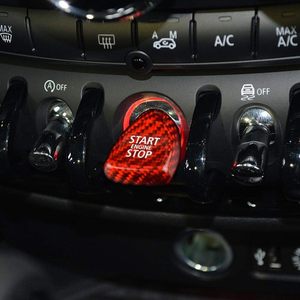 Adesivo Personalizzato in Fibra di Carbonio per Pulsante di Avviamento Auto, Decalcomania per Interni, <span class=keywords><strong>Accessori</strong></span> per <span class=keywords><strong>Mini</strong></span> <span class=keywords><strong>Cooper</strong></span> F54 F55 F56 F57 - Product Image 5