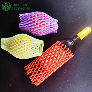 Fruit Wine Bottle Packing Foam Net Plastic Mesh Tubing