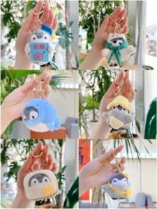 Llavero de Peluche de Pingüino, Nuevo Diseño, Lindo y Suave, Colgante Decorativo para Mochila, Muñeco de Peluche de Algodón PP Lavado - Product Image 2