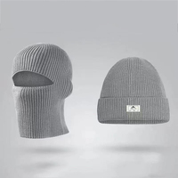 Chapeau Balaclava Complet pour l'Hiver, Chaud, pour les Sports de Plein Air, le Ski, le Cyclisme et la Randonnée, Logo Personnalisé