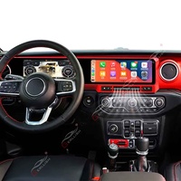 Dijital küme sanal kokpit araba multimedya oynatıcı için Jeep Wrangler J-MAX JL Jeep Wrangler 4xE Wrangler Rubicon 4xe