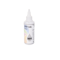 Encre DTF de qualité supérieure 1000 ml XP600 I3200 couleur blanche pour imprimante Epson L805 I3200 L1800 DTF, encre pigmentée pour transfert textile