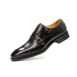 Chaussures habillées Oxford de luxe italiennes à lacets bleues et marron pour l'automne – Légères, antidérapantes, respirantes, pour le travail - Product Image 4
