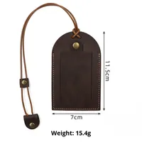 Étiquette de bagage personnalisée de luxe à motif uni, pendentif carte d'embarquement, accessoires de voyage vintage gravés au laser en PU imperméable