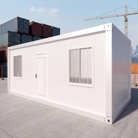 Casa Contenedor Prefabricada Personalizable, Edificio Modular Desmontable e Integrado para Cafetería Creativa, Estudio y Tienda Móvil