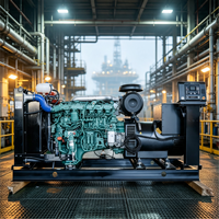 Groupe électrogène diesel OEM ATS triphasé 50Hz avec commutateur de transfert automatique pour la construction industrielle et l'alimentation de secours d'urgence