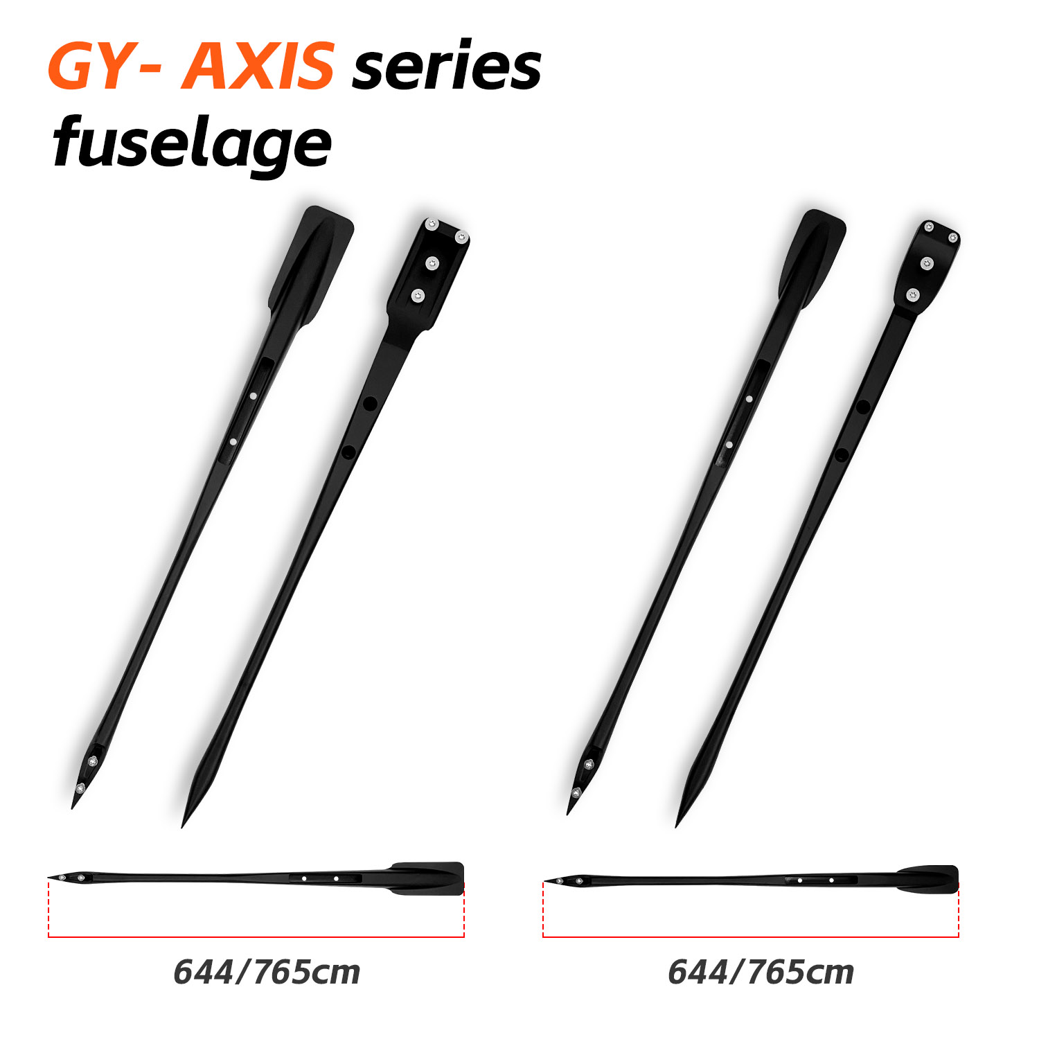 Gy-axis Series Carbon Fiber Hydrofoil Accessories 600mm