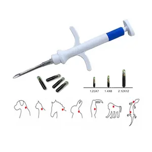 CMRFID 134.2khz Veterinário Cão Microchip Bioglass Rfid Tag 2.12*12mm Fdx-b 1.4X8mm Animal Microchip Transponder - Product Image 1