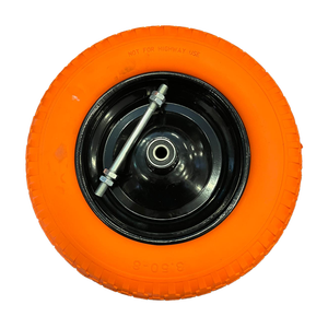 Roue de brouette anti-crevaison, moyeu de 150 mm - axe de 210 mm de long - Product Image 1