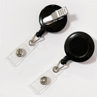 JRGIFTSKEY-6723 Porte-badge rétractable Yoyo avec pince crocodile et clip dorsal métallique confortable pour infirmière