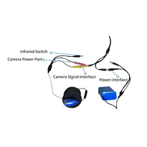 Caméra de pêche sous-marine étanche IP68 HD 720P avec écran IPS 7,0 pouces, câble de 30 m et 12 LED pour la pêche en mer - Product Image 3