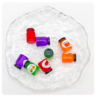 1:12 miniatura supermercato resina charms giocattolo casa delle bambole bambino cucina in miniatura fingere di giocare accessori marmellata in miniatura