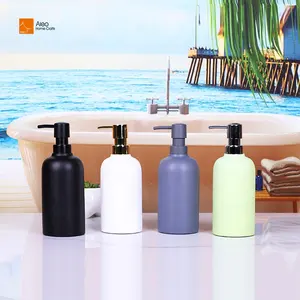 Liquid Soap Dispenser Wall Mounted 400ml Bathroom Body Lotions Shampoo  Container