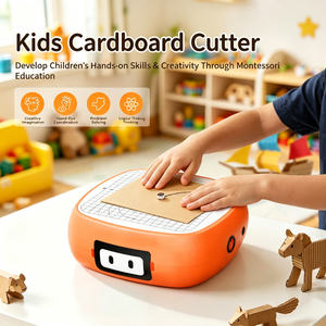 Nouvelle Scie à découper créative pour enfants, machine à découper le carton, outil électrique de sécurité, jouet éducatif, apprentissage artisanal - Product Image 1