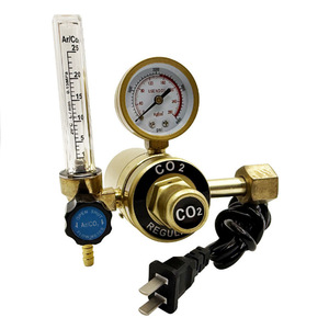 Réducteur de pression de CO2 GH-120 36V 110V 220V, débitmètre de chauffage électrique pour soudage blindé G5/8 - Product Image 2