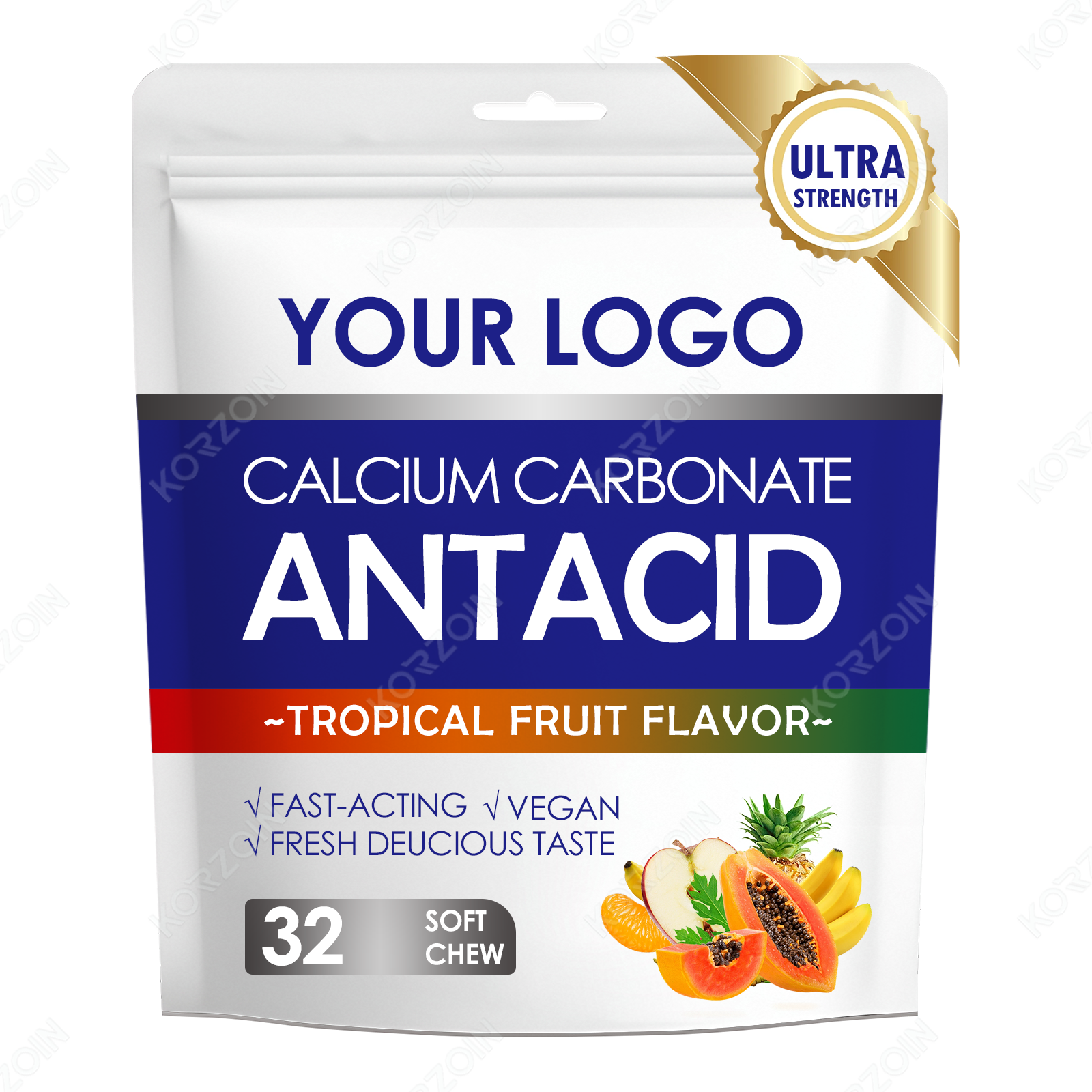 05# OEM FRUTTI TROPICALI ANTACIDO MORBIDO DA MASTICARE