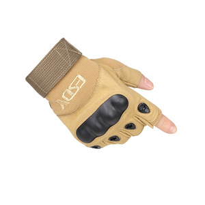 Guantes deportivos DF701 E301 ESDY para exteriores, trabajo, ciclismo, fitness, color verde oliva, medio dedo, antideslizantes, para entrenamiento. - Product Image 1