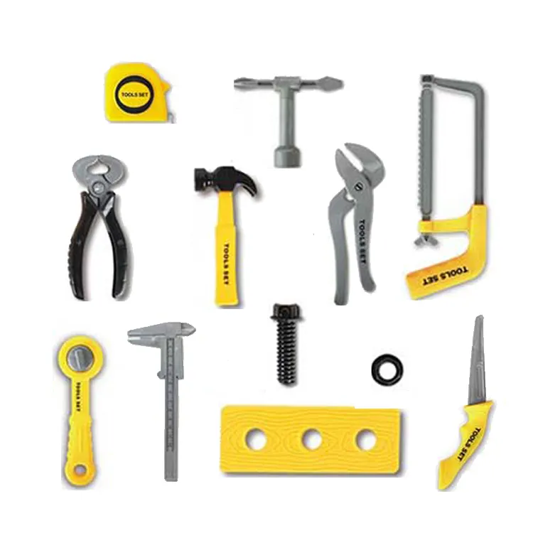 EPT Dollar Toys Workshop Tool Repair Boys Play Diy Screwdriver Nuts Pliers Pipe Wrench Hammer Game Tools Toys Set