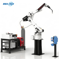 Robot de soudage 3D de haute qualité Kawasaki, robot de soudage à 6 axes, principalement pour les structures en acier avec rail au sol
