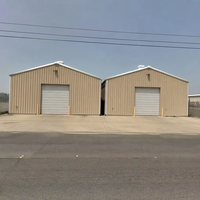 Nave Industrial Prefabricada de Estructura de Acero Moderna para Logística, Taller, Edificio Comercial e Industrial, Garaje, Almacén, de Gran Tamaño y Múltiples Vãneas