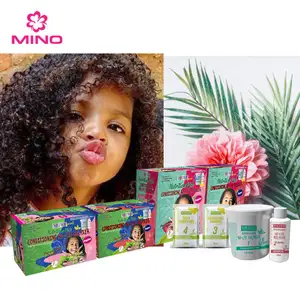 Wholesale OEM&ODM Nature Nourishing Hair Relaxer Special for Children Unique safe formula Kid Africa's hair product supplier