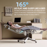 Chaise de bureau ergonomique, dossier haut, repose-bras réglables, maille respirante, chaise de bureau moderne