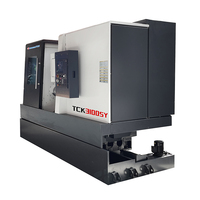 Control Numérico Computarizado TCK3100SY torreta eléctrica Torno CNC trabajo de metal CNC torno precio de la máquina