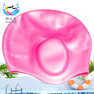 Gorro de Natación de Silicona para Adultos, Protección Auditiva, Impermeable, para Cabello Largo - Product Image 3