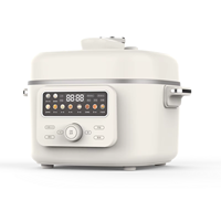 Autocuiseur Électrique Programmable 4L 1300W à Moule Exclusif, Cuisson Multifonction avec Revêtement Antiadhésif et Cuve en Aluminium