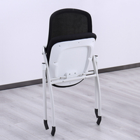 Chaise de bureau pliante en gros, chaise de visiteur pliante moderne empilable pour salle de conférence, de réunion et de formation