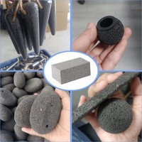 Pierres de lave naturelles poreuses multi-formes pour diffuseur d'huiles essentielles, roche volcanique artificielle pour l'aromathérapie et l'ornementation intérieure