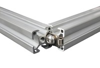 YD.T08.0X0 concealed small inner bracket aluminum profiles connected to steel elastic fasteners screw connector