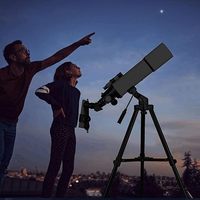 80m Astronomical Monocular Telescope for Kids for Space Travel Star & Moon Stargazing Sports & Entertainment