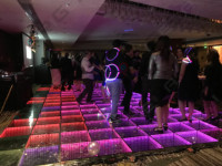 High Quality LED 3D Infinite Mirror Dance Floor Tiles Lighting for Events