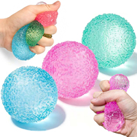 Balles anti-stress texturées et moelleuses, jouets sensoriels en gel à mémoire de forme, doux comme de la soie, pour soulager l'anxiété et la fidget