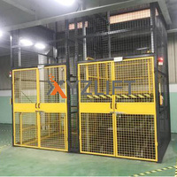 XZYZLIFT - Élévateur de marchandises fiable à rails de guidage pour le transport vertical de marchandises