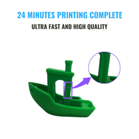 Imprimante 3D Makerpi K600, grand volume d'impression, PLA, vitesse d'impression rapide, prototypes industriels, décoration, avec kit d'impression à double tête