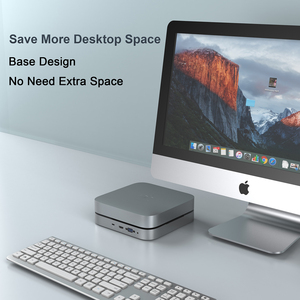 Estación de acoplamiento Universal para <span class=keywords><strong>Mac</strong></span> <span class=keywords><strong>Mini</strong></span> <span class=keywords><strong>M1</strong></span>, 12 en 1, USB C, soporte tipo C, carcasa de concentrador SSD, USB-C - Product Image 6