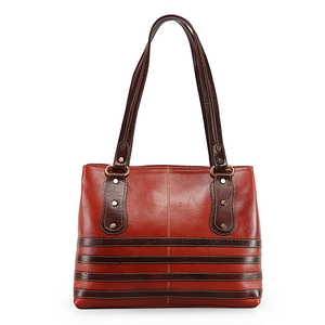 Sac fourre-tout élégant pour femmes, fabriqué en cuir véritable à 100 %, léger et au style classique intemporel - Product Image 1