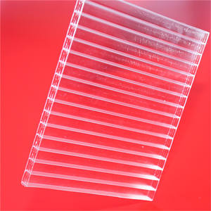 Lámina Hueca de <span class=keywords><strong>Policarbonato</strong></span> de Cuatro Capas de 10 mm - Uso Moderno en Techos y Hoteles, Protección UV, Ecológica, Duradera y Resistente a los Arañazos - Product Image 3