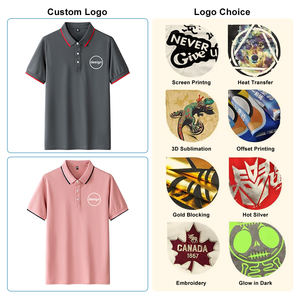 Camiseta Polo de Golf para Hombre, de Alta Calidad, al por Mayor, de Lujo, de Algodón Piqué, con Serigrafía Personalizada, Informal, Deportiva, para Correr, para Gimnasio - Product Image 2