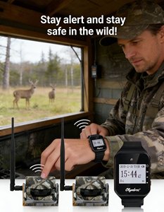 Alarme de chasse sans fil longue portée en ABS, détecteur de <span class=keywords><strong>mouvement</strong></span> extérieur résistant aux intempéries, moniteur d'alerte de sécurité DIY pour la protection de la propriété - Product Image 3