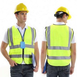 Chaleco de Seguridad Reflectante de Ingeniería al Por Mayor al Precio Más Bajo, Chaleco de Trabajo Ligero de Poliéster para Exteriores - Product Image 5