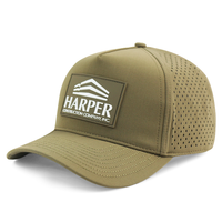 Gorra de Trekking Unisex HS41, Directo de Fábrica, Impermeable, de Secado Rápido, Transpirable, con Visera Curva y Parche de Goma con Logotipo Personalizado