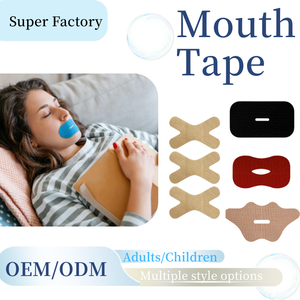 Cinta Adhesiva <span class=keywords><strong>de</strong></span> Algodón para Dormir Mejor, Personalizada OEM, Sin Látex, para Kinesiología, Anti Ronquidos y Respiración Bucal - Product Image 2